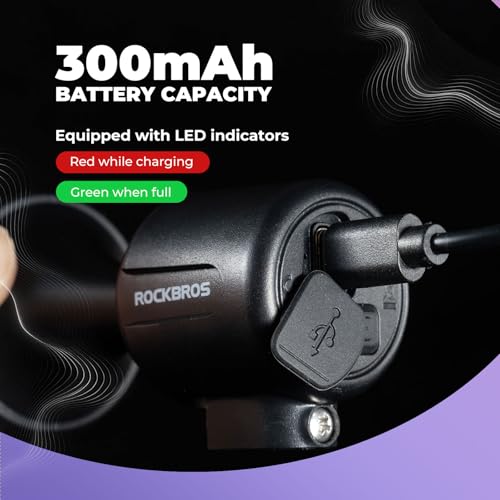 Detalle 2 de Rockbros Sonnette Vélo Électrique 120 dB ⚙