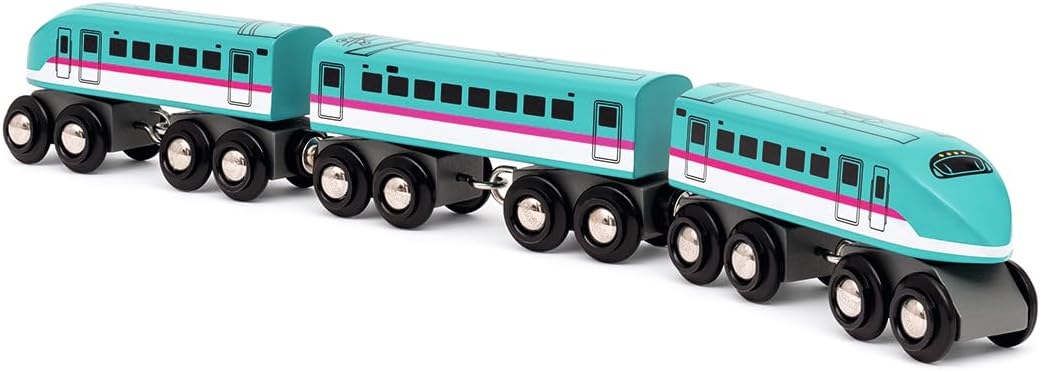Detalle de BRIO World 36086 E5 Hayabusa – pociąg Shinkansen z dwoma członami silnikowymi