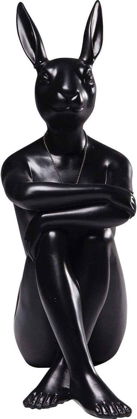 Detalle 1 de Kare Design Conejo Gillie Negro 🐇 - Escultura Decorativa