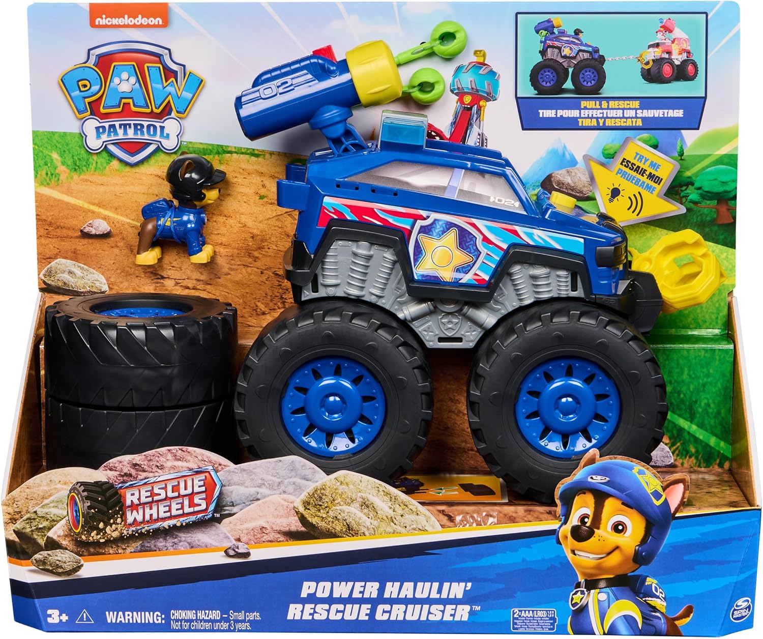 Detalle 2 de Patrulla Canina Chase Rescue Wheels y Camión 🚓 Juguetes 3 años