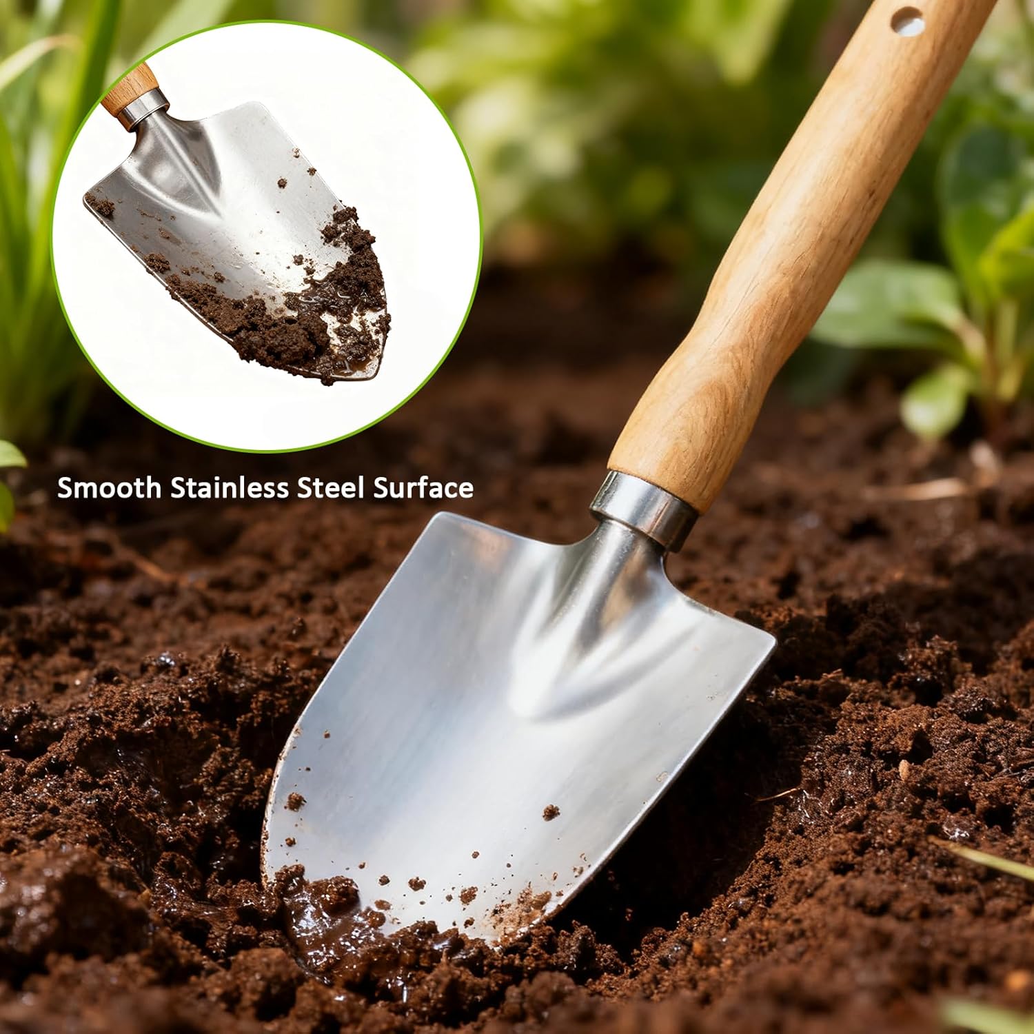Thumbnail 3 de Jorxentia Stainless Steel Garden Trowel – Ergonomic, Multipurpose Hand Trowel