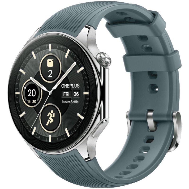 Thumbnail 1 de OnePlus Watch 2 Radiant Steel: reloj smartwatch robusto con Wear OS 4 y cristal de zafiro