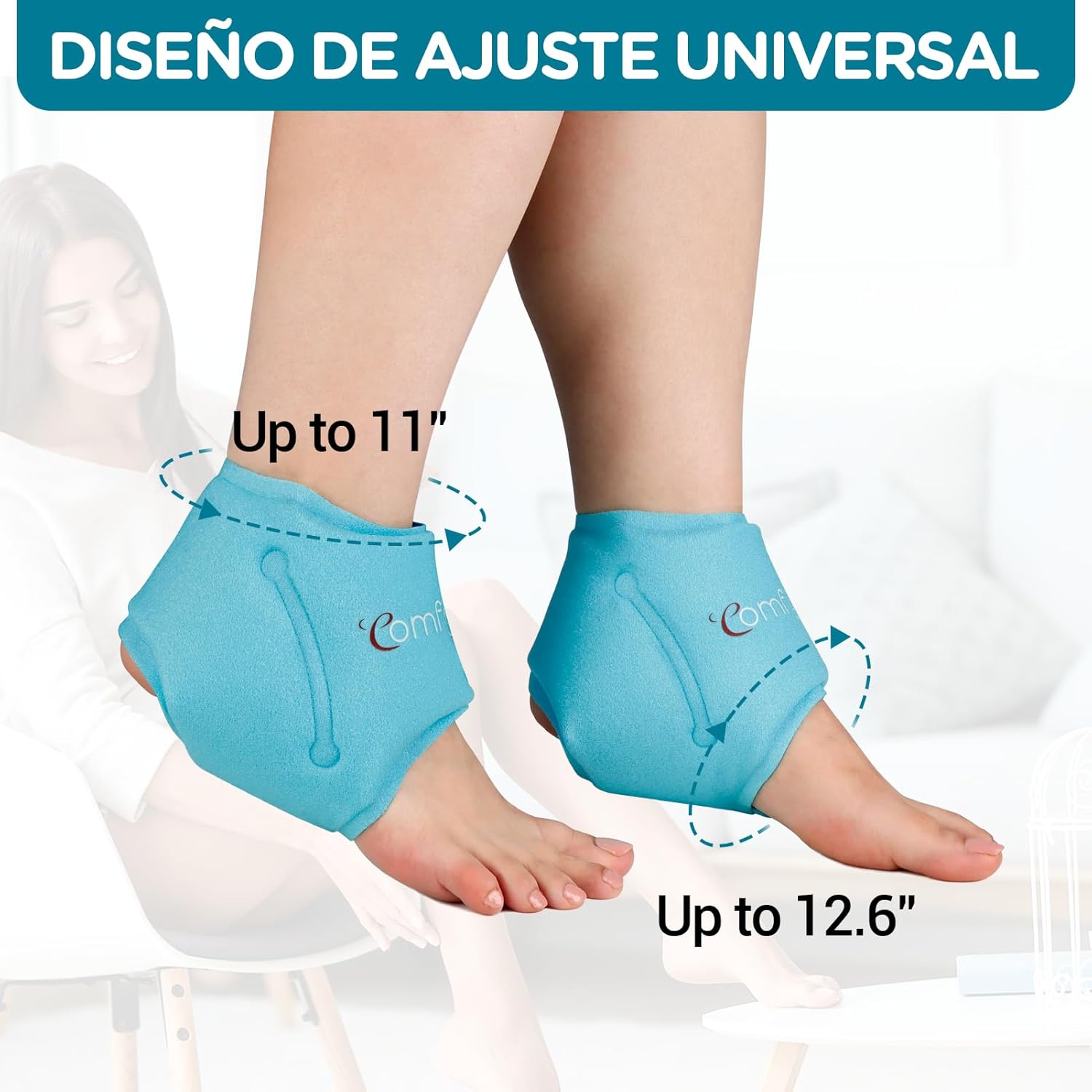 Detalle de Comfytemp 2 Unidades Bolsa de Hielo para Tobillo 2 unidades