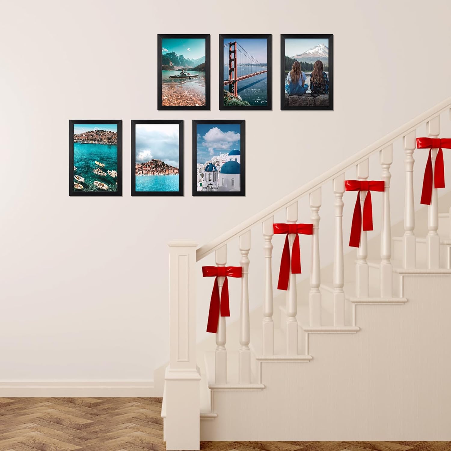 Detalle 2 de Giftgarden Cadre Photo 20x30 cm Noir – Lot de 12