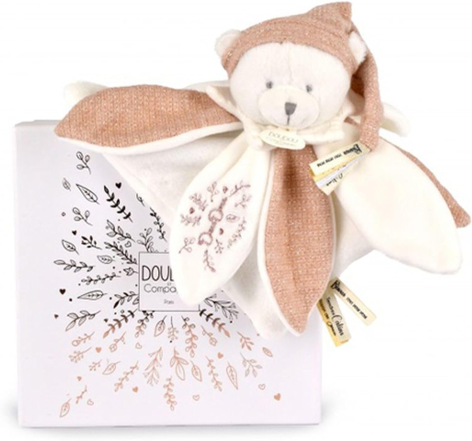 Detalle de DOUDOU ET COMPAGNIE Ours Rose 25 Ans