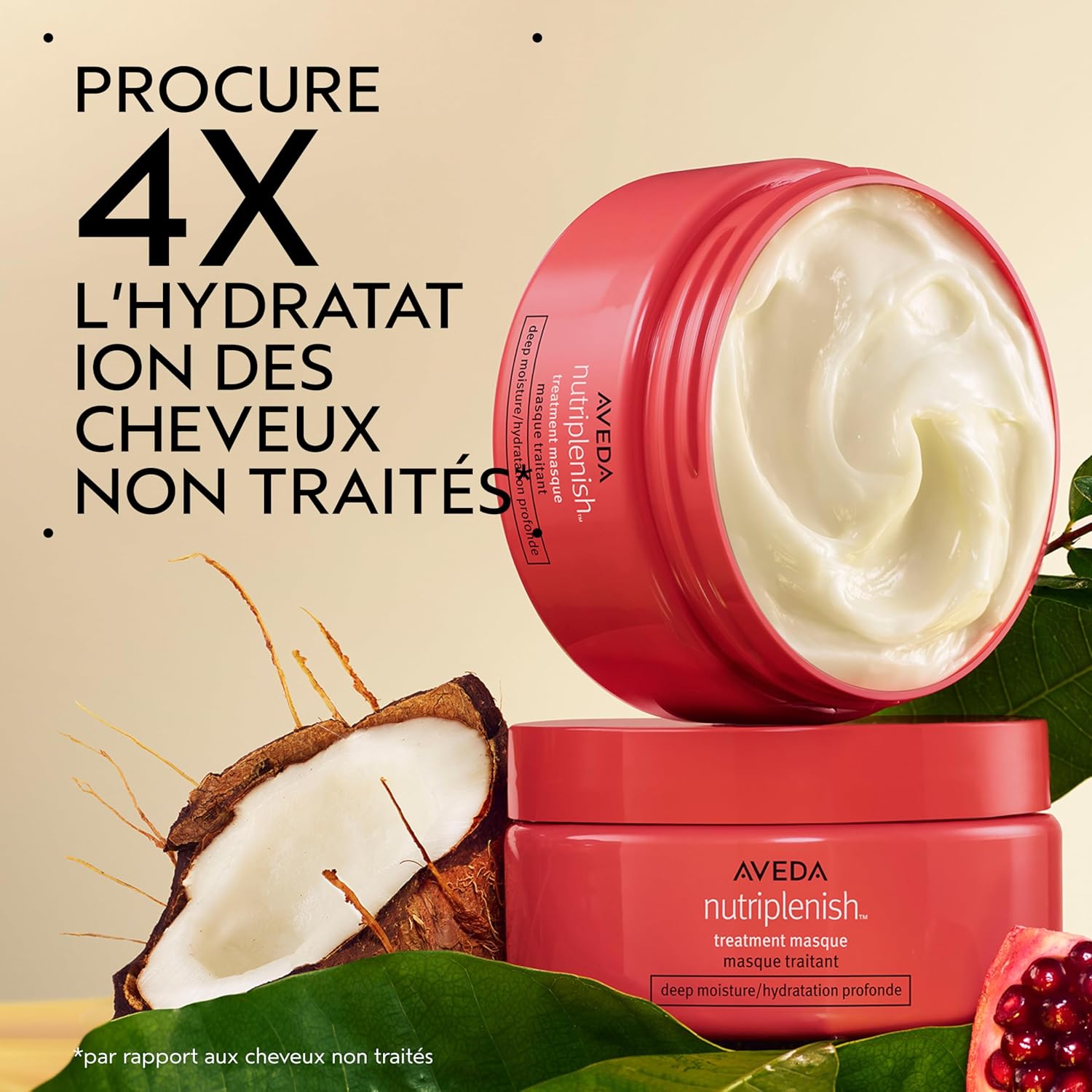 Detalle de Aveda Masque traitant Hydratation profonde – Masque nourrissant pour cheveux secs et cassants (200 ml)