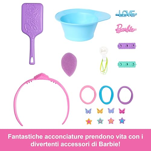 Thumbnail 2 de Barbie Styling Head Deluxe: testa pettinabile con oltre 20 accessori per acconciature