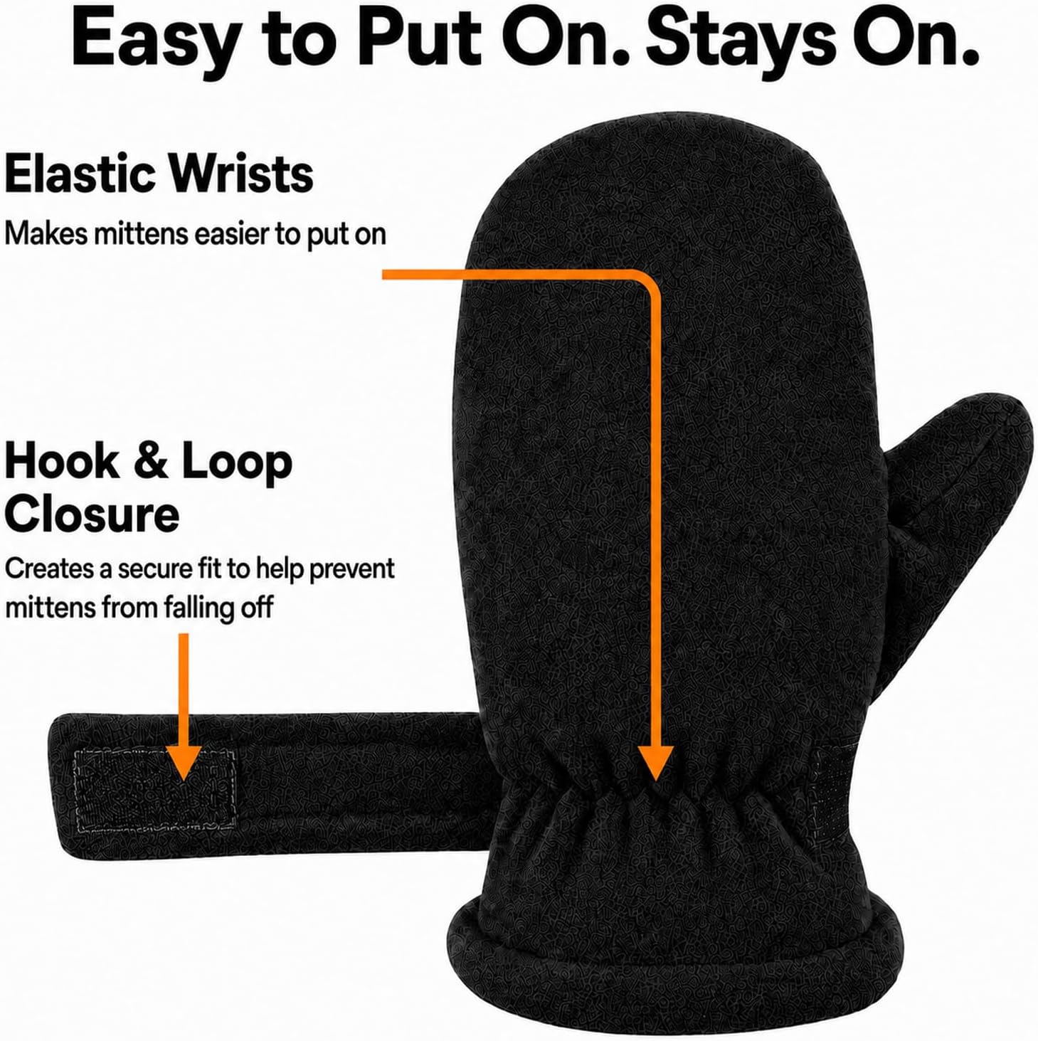 Thumbnail 3 de N'Ice Caps Baby Toddler Mittens 2 Pairs