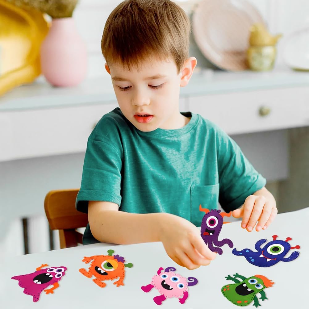 Thumbnail 6 de Vicloon 12‑Piece Monster Sewing Kit for Kids (Ages 5–12)