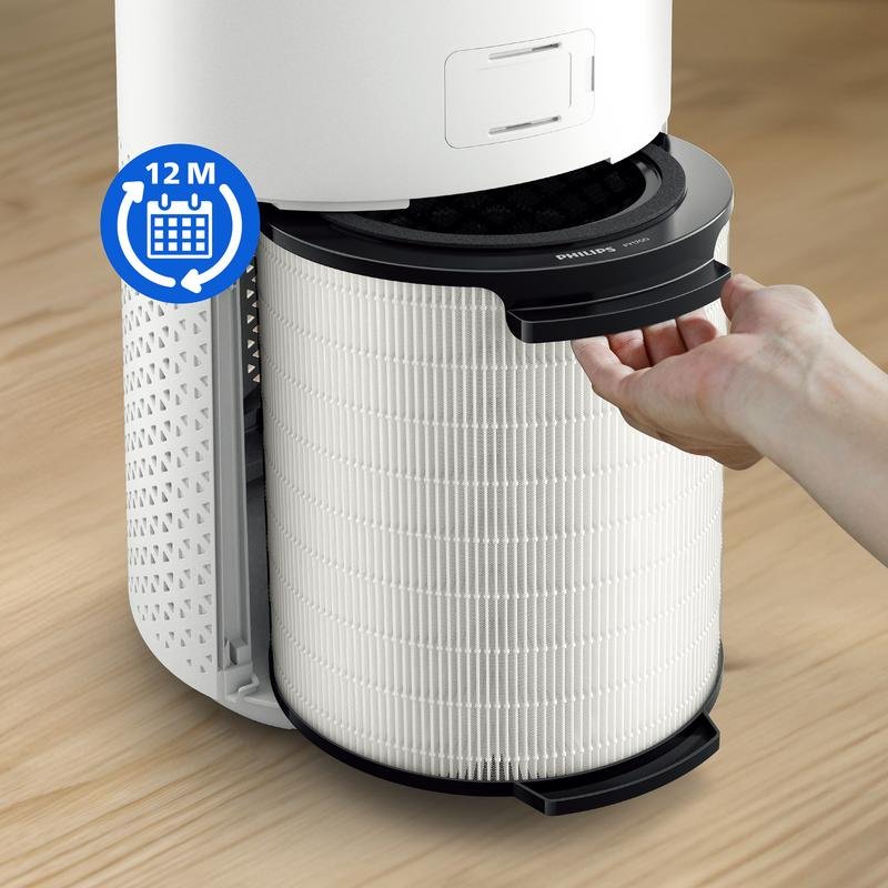 Detalle de Filtro 3 en 1 para purificador Philips FY1700/30 (HEPA + carbón activo)