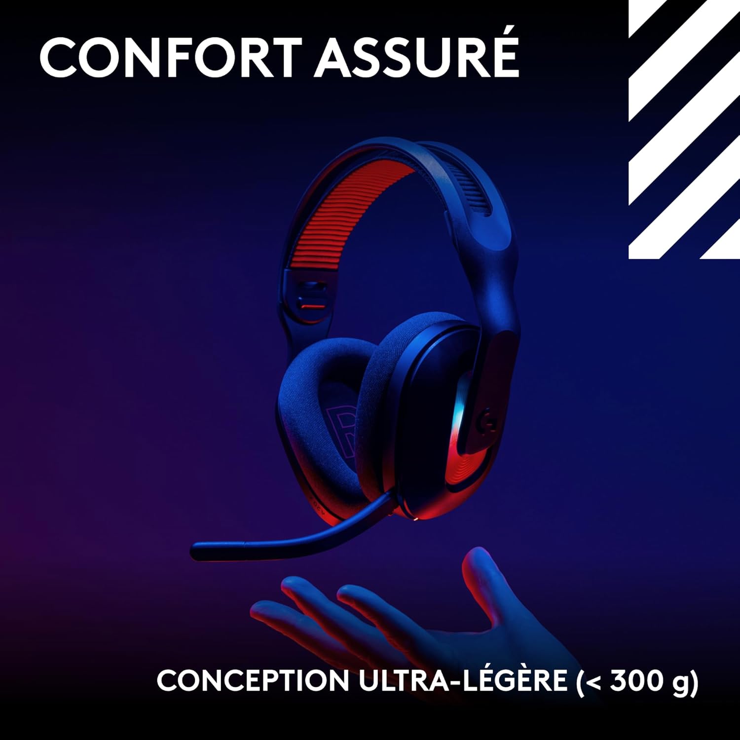 Thumbnail 2 de Logitech G Astro A20 X Lightspeed : casque gaming sans fil léger pour PS5, Xbox et Switch (PLAYSYNC Audio)