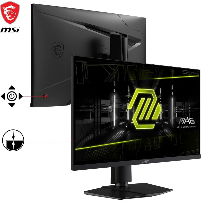 Detalle 2 de MSI MAG 274UPF E2: monitor 27" IPS 4K 160 Hz HDR400 para gaming y productividad