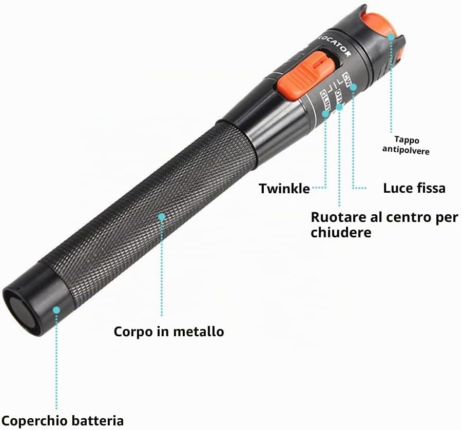 Thumbnail 2 de Guakiili Rilevatore di guasti visivi 10 MW per fibra ottica