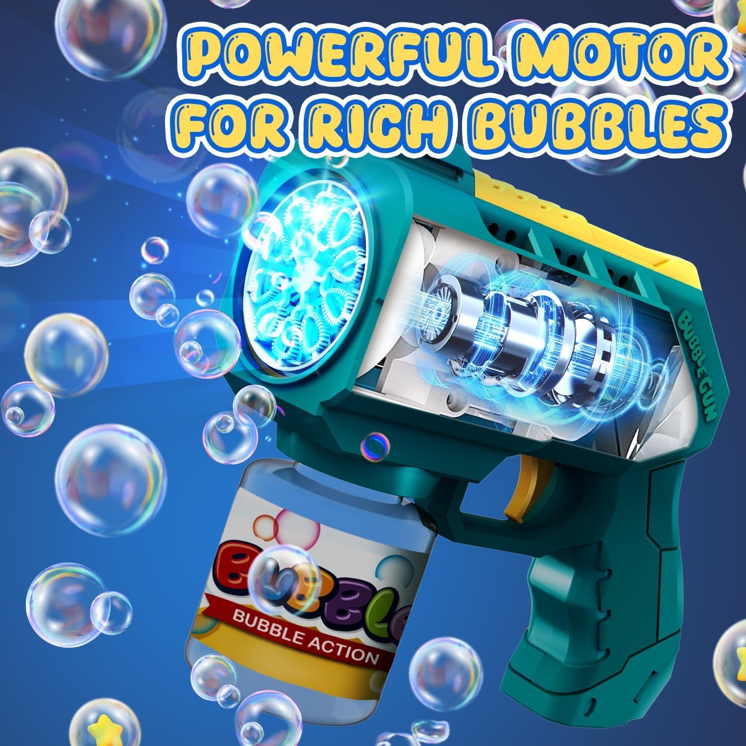 Detalle 2 de Eaglestone Bubble Gun 2-Pack for Toddlers