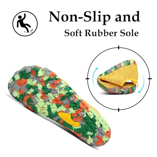 Thumbnail 6 de SAGUARO Zapatillas Barefoot para Hombre/Mujer - Minimalistas, Zero Drop, Antideslizantes (Amarillo, 38 EU)