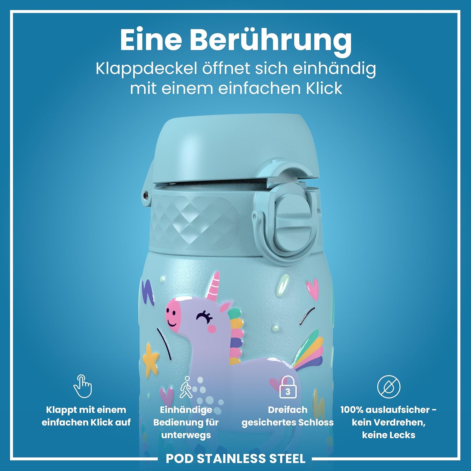 Thumbnail 2 de ion8 Kinder Trinkflasche 400ml 🥤