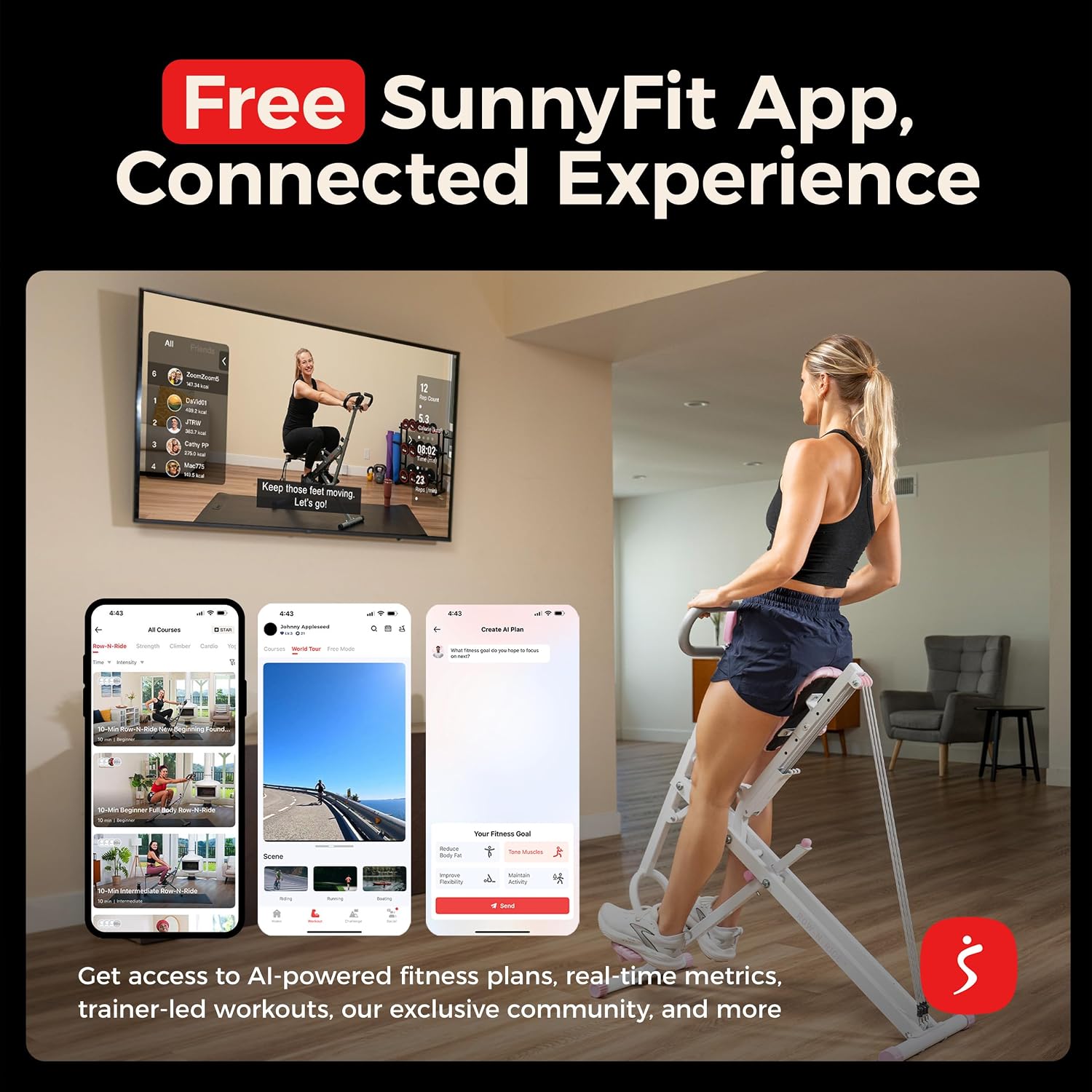 Detalle 2 de Sunny Health & Fitness squat trainer P2100