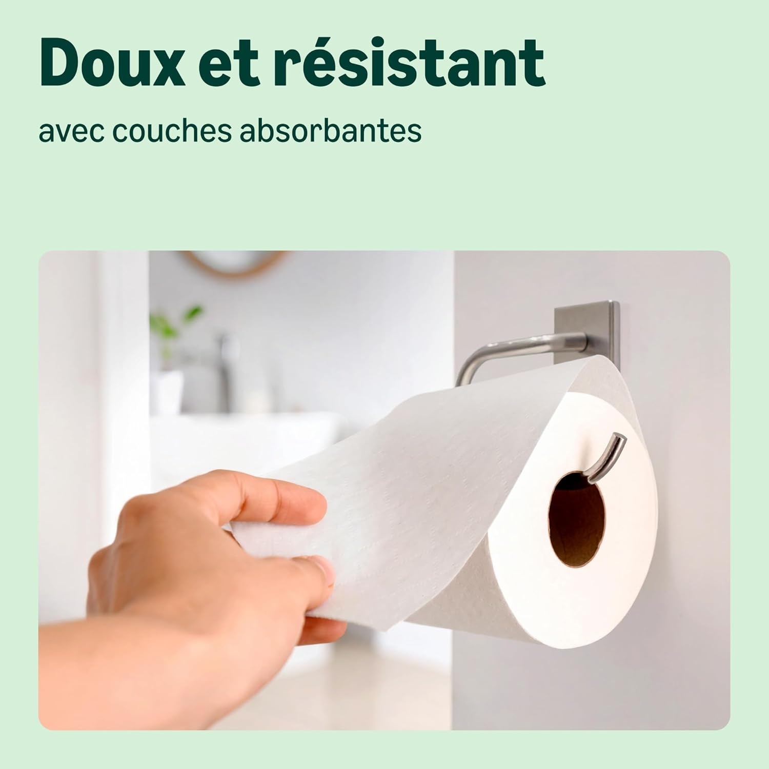 Thumbnail 3 de by Amazon Papier Toilette — 3 épaisseurs, 100 % recyclé, doux et résistant (48 rouleaux, 6 paquets de 8)