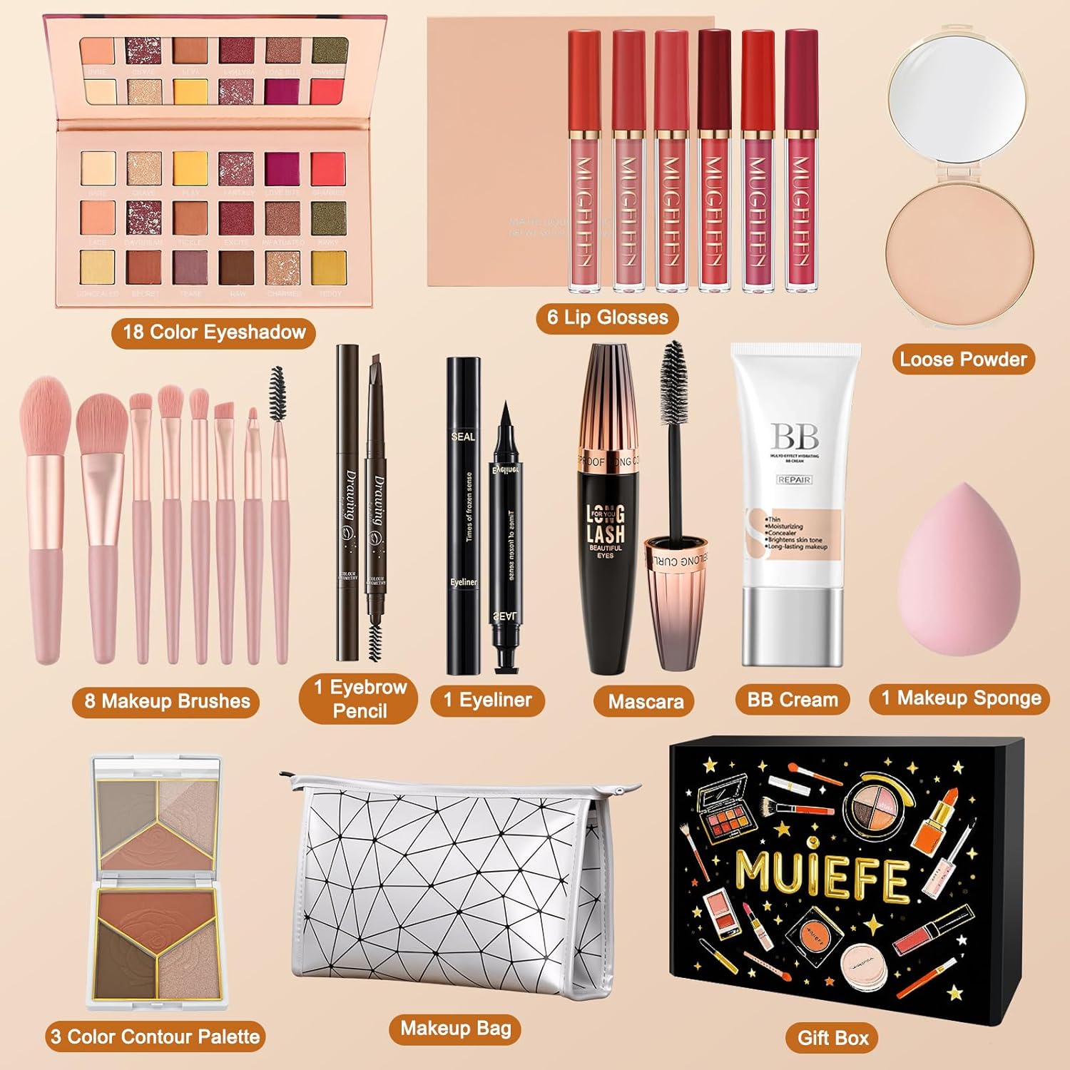 Thumbnail 1 de Muiefe Set de maquillage complet 🎀