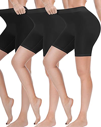 Detalle de Reamphy 3 Pack Anti Chafing Shorts for Women – Seamless Under Dresses