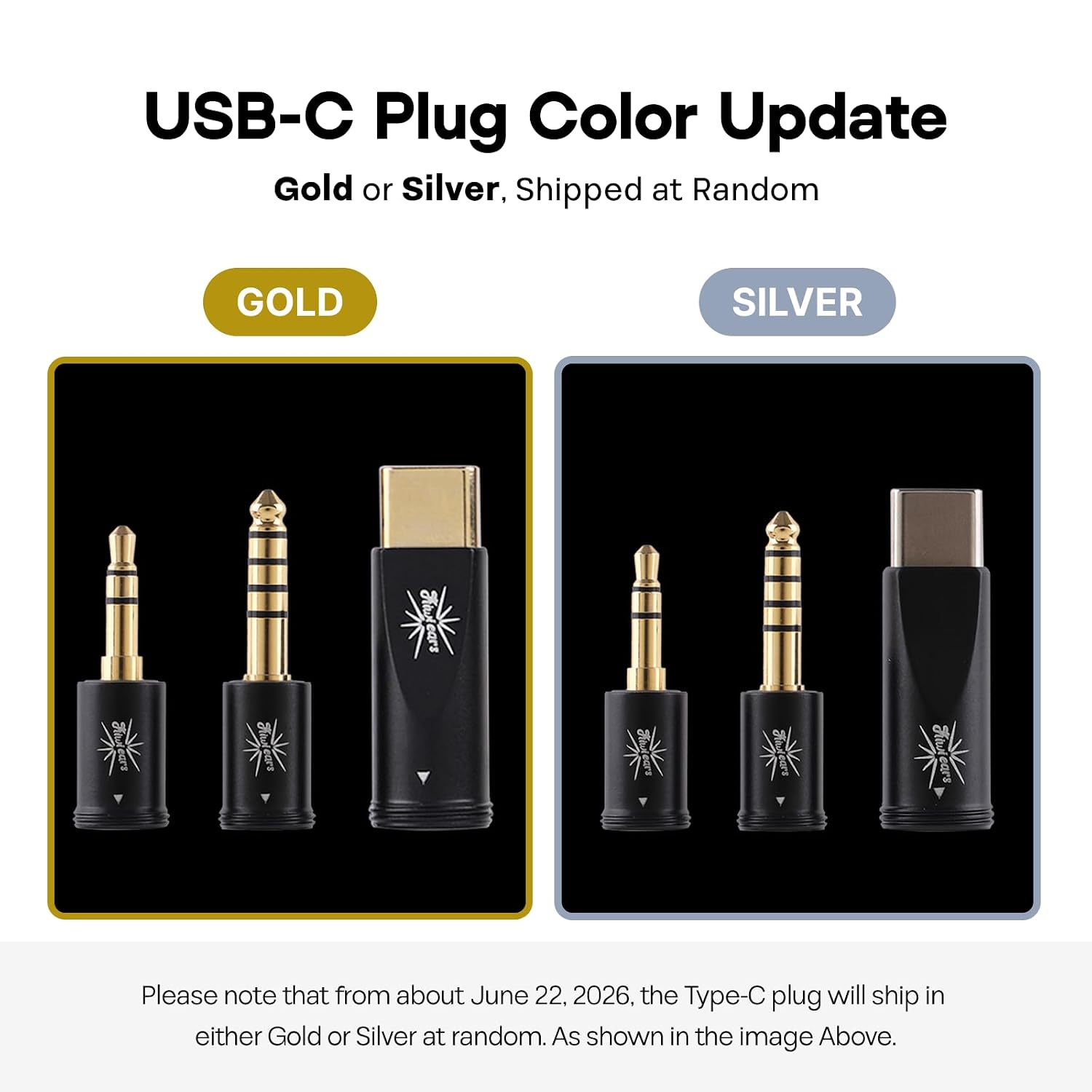 Detalle 2 de Linsoul Kiwi Ears x B_Media Terras: cavo ibrido modolare con connettori USB-C/3,5 mm/4,4 mm per IEM di alto livello