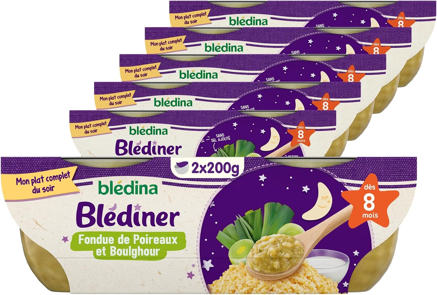 Thumbnail 6 de Blédina Blédîner Risotto Courgettes 12 bols