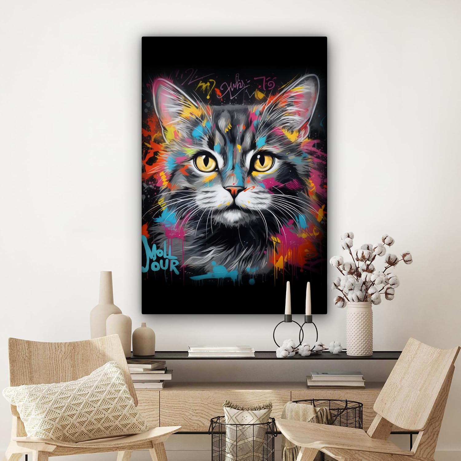 Thumbnail 6 de MuchoWow Impression sur Toile 80x120 cm