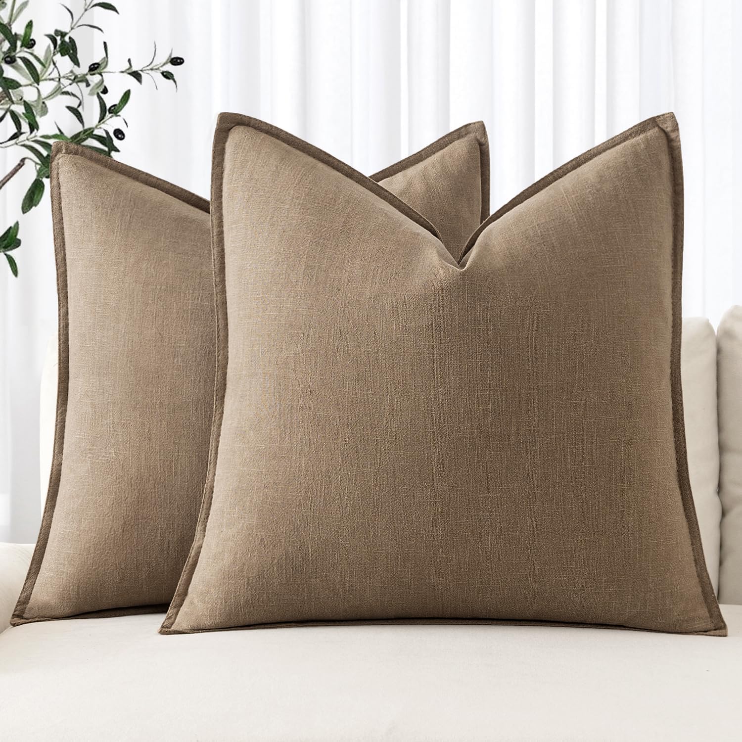 Detalle de MIULEE Pillow Covers 20x20 Inch