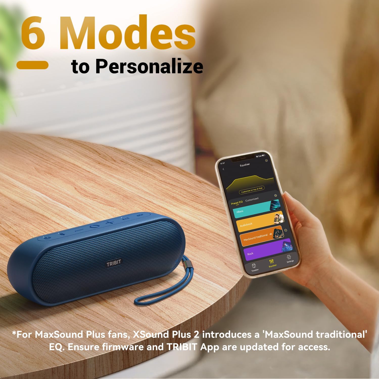Thumbnail 5 de Tribit XSound Plus 2 Tragbarer Bluetooth-Lautsprecher – 30 W, IPX7, 24h Spielzeit, XBass, Bluetooth 5.3