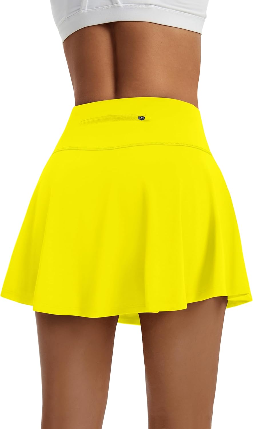 Detalle de LXNMGO Women's High Waist Pleated Tennis Skirt with 4 Pockets