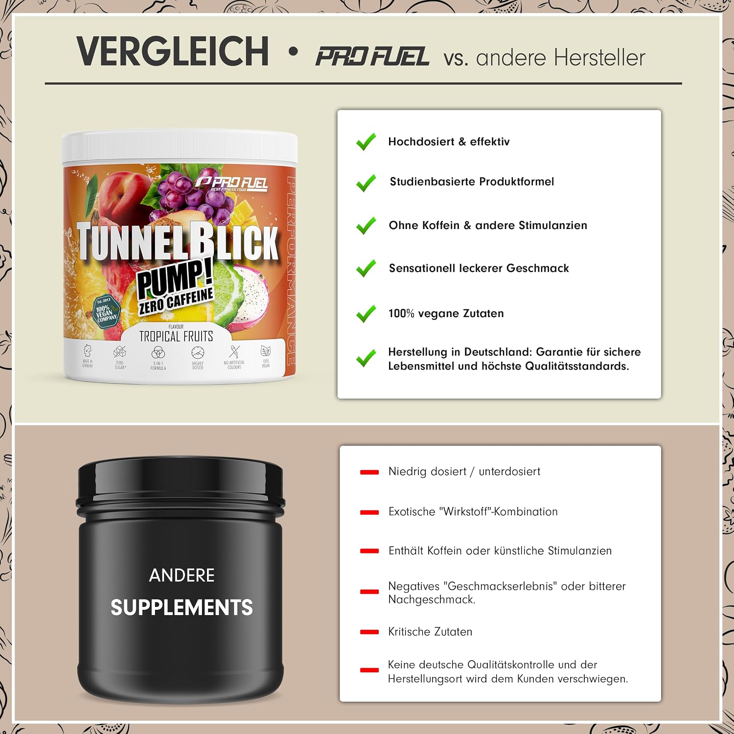 Detalle de Tunnelblick Pump Booster³ Tropical Fruits 440 g