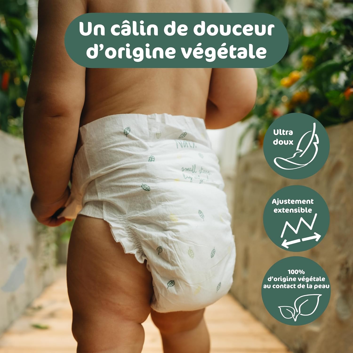 Detalle 2 de Naty BioEmbrace Taille 3 couches bébé 👶