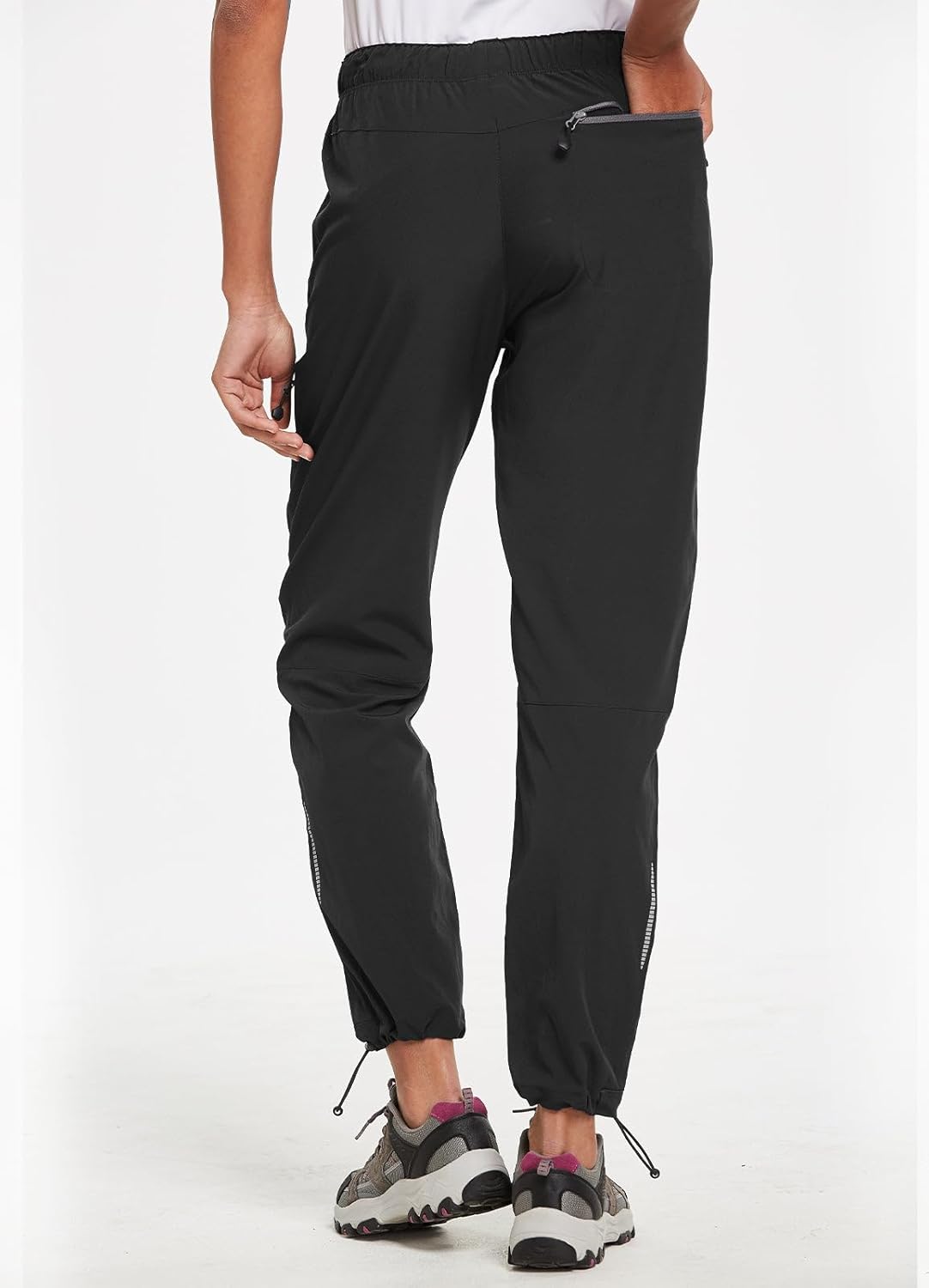 Thumbnail 3 de baleaf Damen Outdoorhose Wanderhose wasserdicht, schnelltrocknend & UV-Schutz (UPF 50+) – Capri mit Reißverschlusstasche