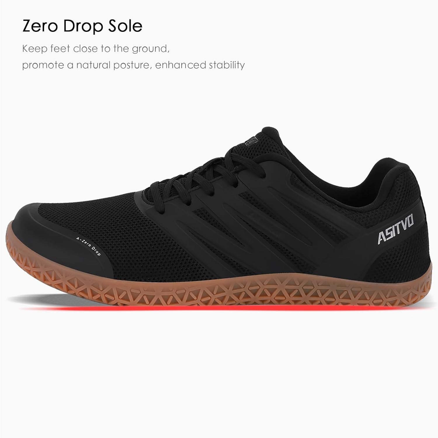Thumbnail 1 de ASITVO Wide Barefoot Zero Drop Walking Shoes
