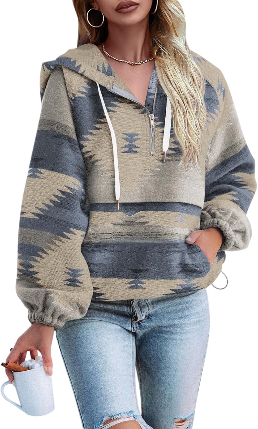 Detalle de Fessceruna Women's Western Hoodie in Polyester