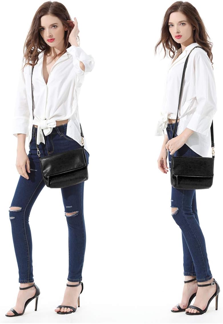 Detalle de Gladdon Small Crossbody Bag for Women with Detachable Strap – Vegan PU Leather Purse
