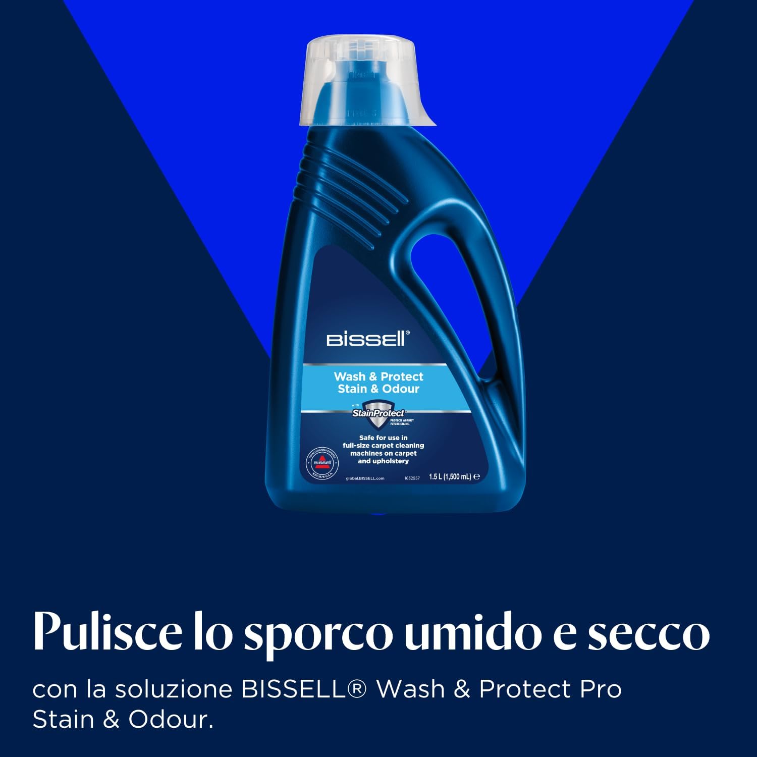 Thumbnail 6 de BISSELL Revolution HydroSteam: Lavapavimenti a vapore per tappeti e tappezzeria, 1300W/3670N