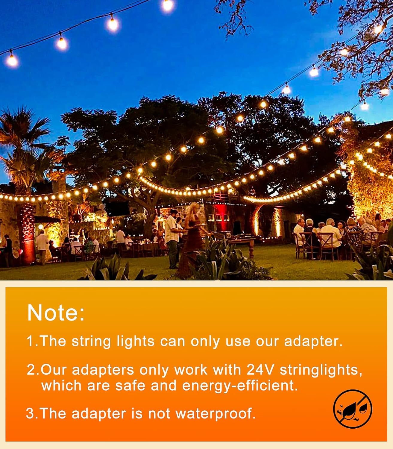 Thumbnail 6 de Seklin outdoor string lights 20m LED