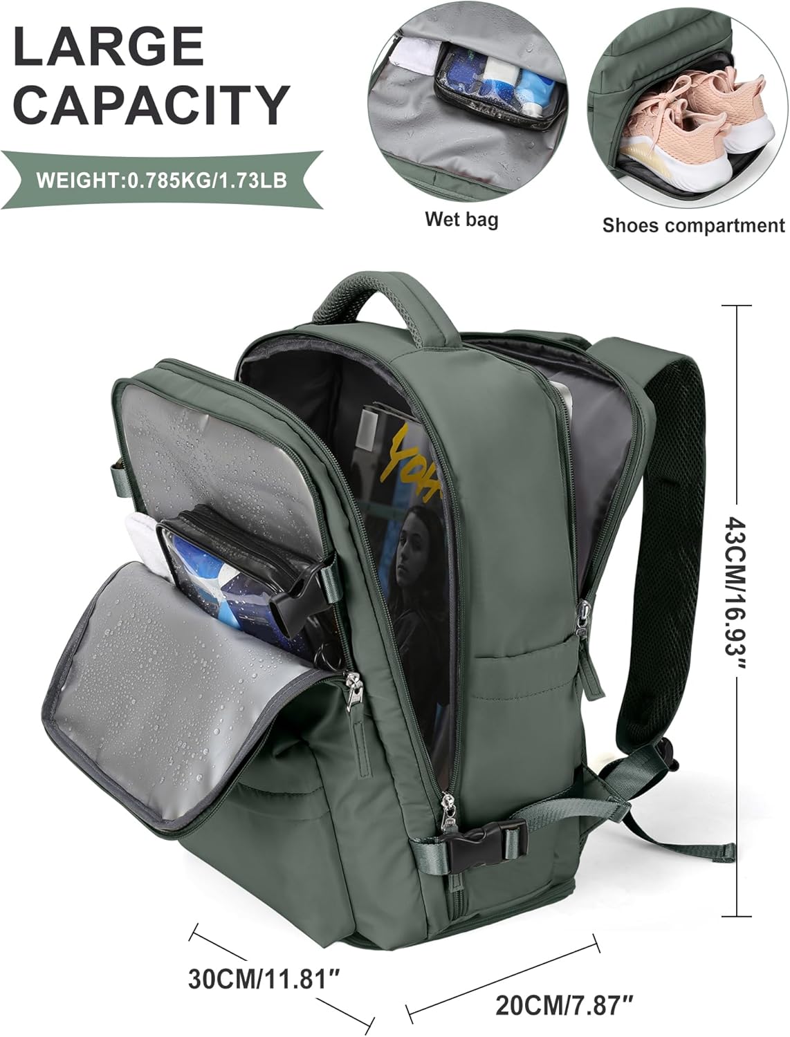 Thumbnail 3 de SZLX Mochila al Vacío 40x30x20 para cabina