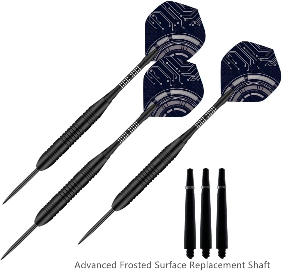 Thumbnail 5 de Steel Tip Darts Set, 3 Pack Professional Dart with Aluminum Shafts and Darts Case