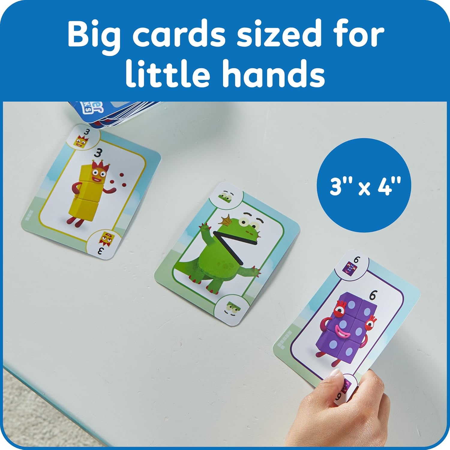Detalle de Learning Resources Numberblocks: Carte da Gioco (54 carte) per 3+ - Viaggio e Giochi Matematici