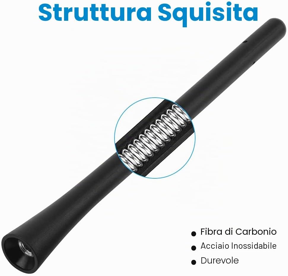 Detalle de URAQT Antenna Auto universale 18,5 cm