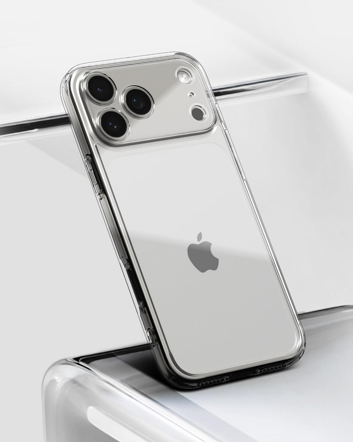 Detalle de Spigen Ultra-Hybrid Schutzhülle für iPhone 17 Pro Max – kristallklar, vergilbungsresistent, mit Air Cushion