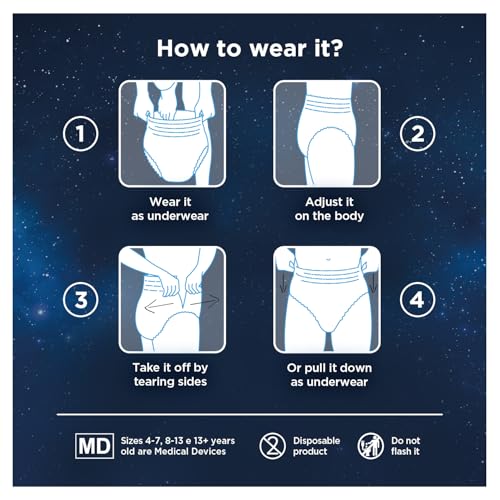 Thumbnail 6 de HUGGIES DryNites Pyjama Pants for Girls 8–13 (30–48kg) – 52 Pack, Discreet Night-time Protection