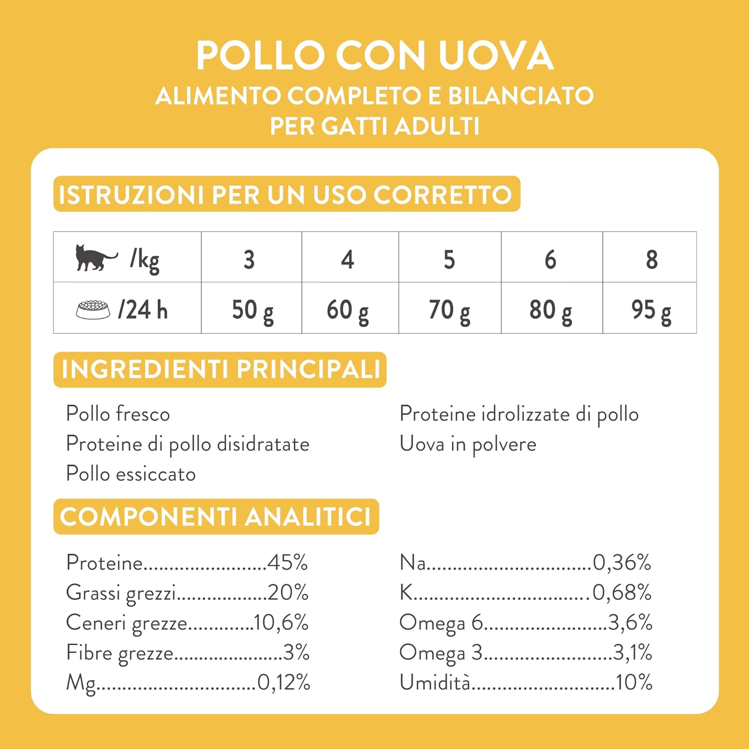 Detalle 2 de Schesir Born Carnivore Pollo e Uovo – Crocchette al forno per Gatti adulti, 1,25 kg