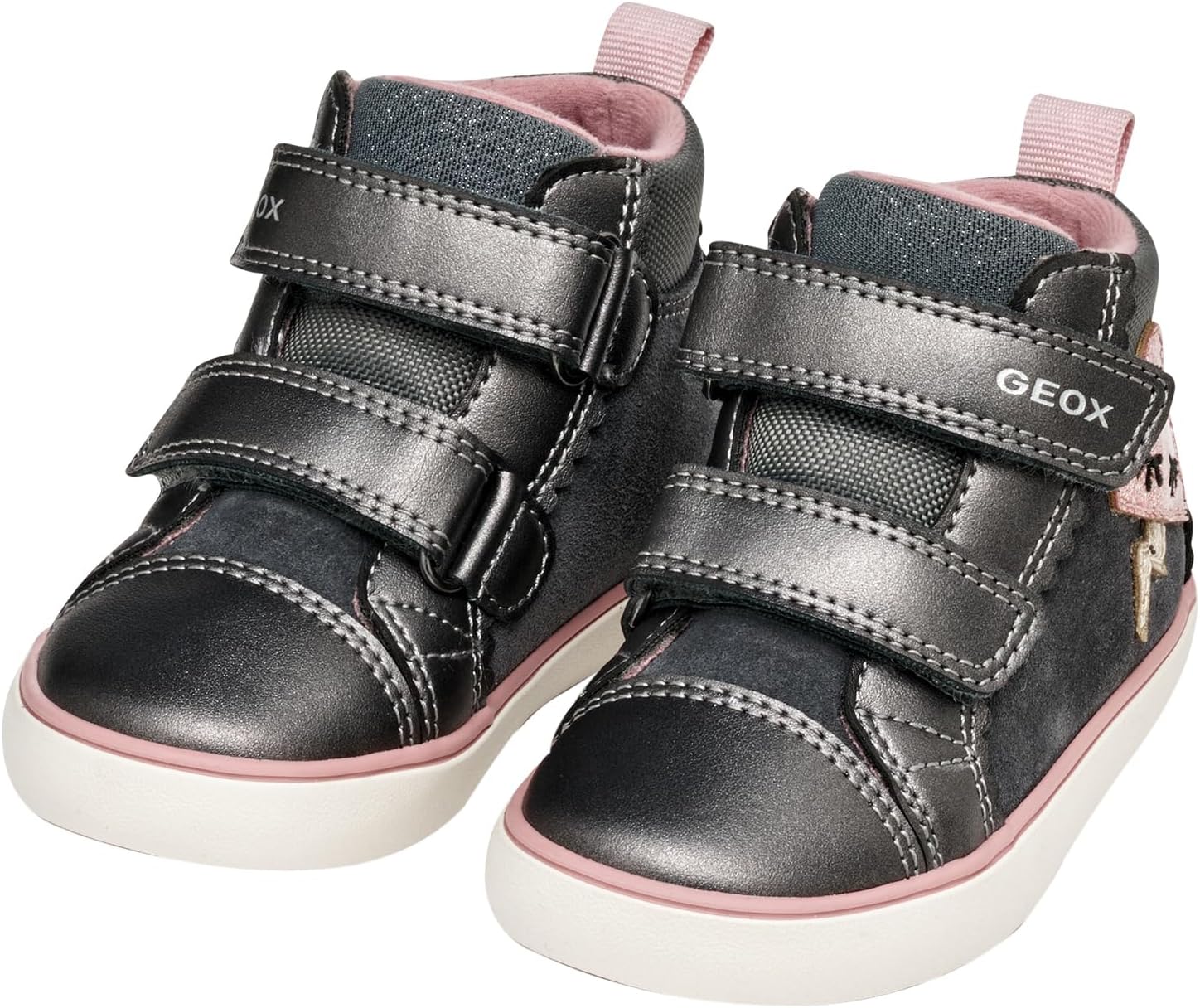Thumbnail 3 de Geox B Gisli Girl BasketBébé Fille – Chaussure légère et respirante pour bébé