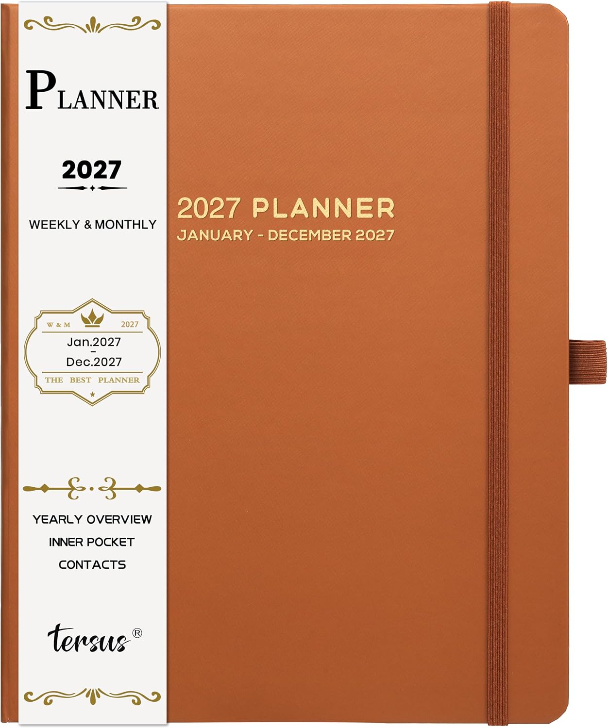 Detalle de 2027 Planner 8 x 10-Inch Weekly and Monthly Planner