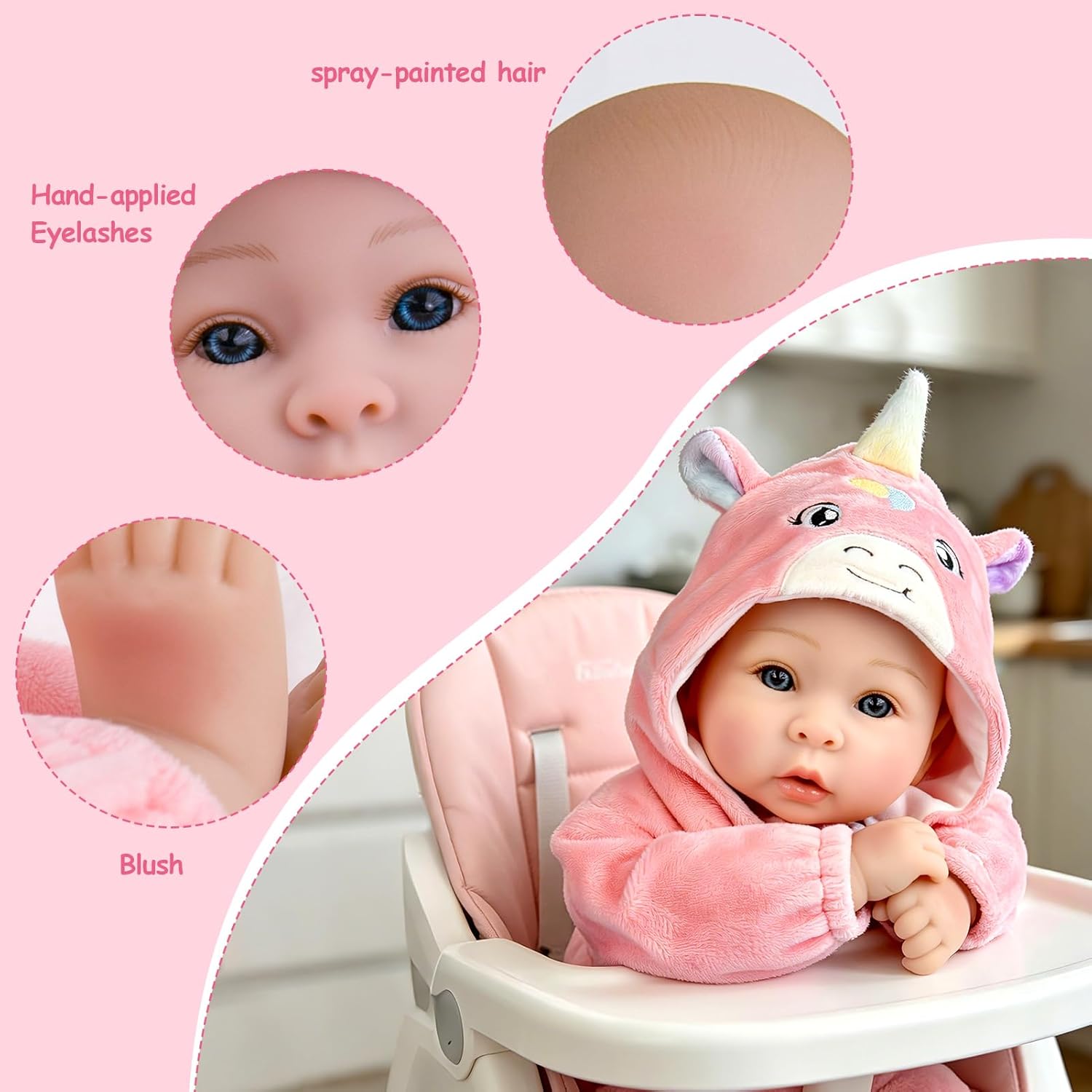 Thumbnail 4 de Aori 17-inch Realistic Doll