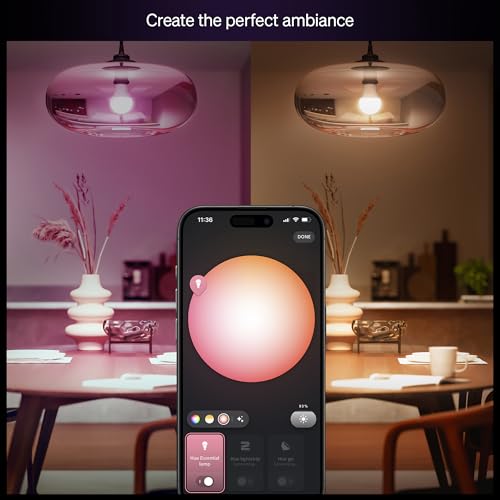 Detalle de Philips Hue Essential Smart A60 LED Bulb (E27, B22) — 1 Pack