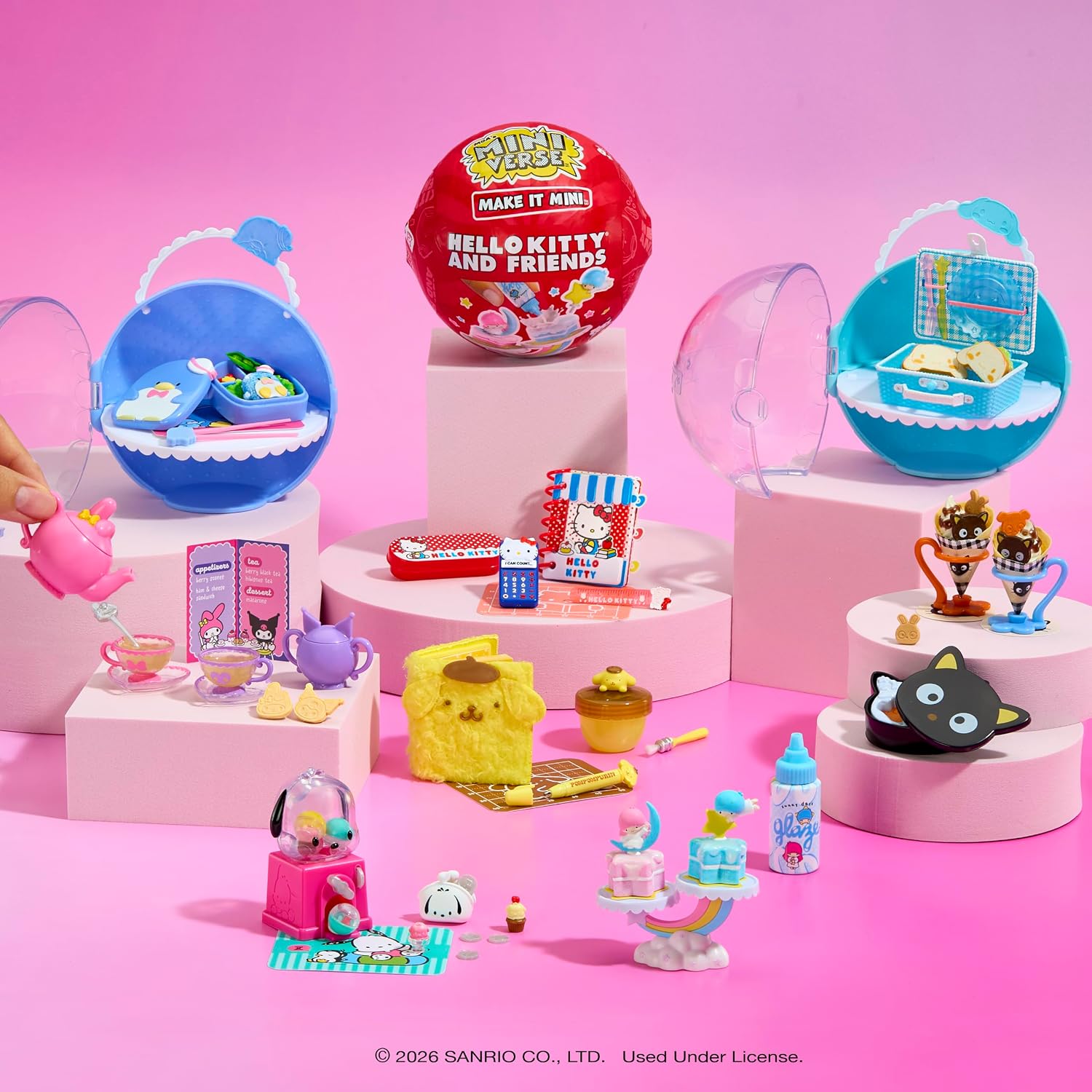 Detalle 2 de MGA's Miniverse Make It Mini Hello Kitty and Friends serie 4 miniatuurset